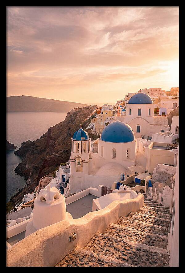Santorinis Iconic Blue Domes