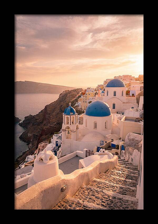Santorinis Iconic Blue Domes
