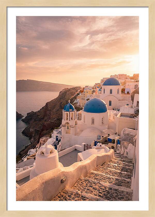 Santorinis Iconic Blue Domes