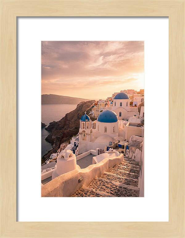 Santorinis Iconic Blue Domes