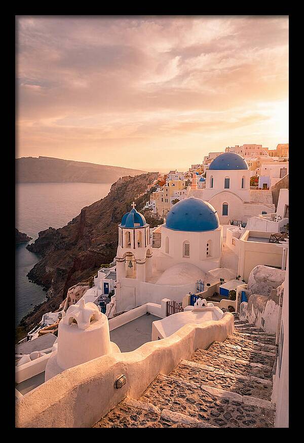 Santorinis Iconic Blue Domes