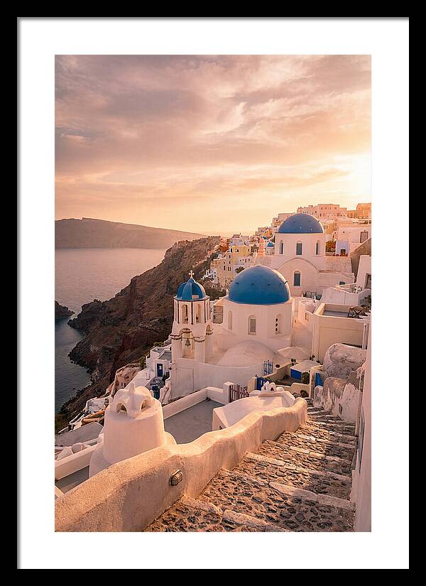 Santorinis Iconic Blue Domes