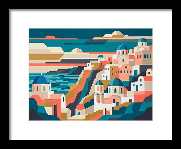 Santorinis Stunning Cliffside Vista