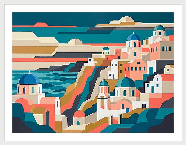 Santorinis Stunning Cliffside Vista
