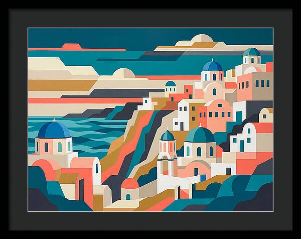 Santorinis Stunning Cliffside Vista