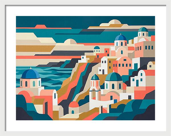 Santorinis Stunning Cliffside Vista