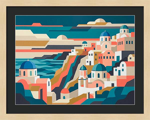 Santorinis Stunning Cliffside Vista