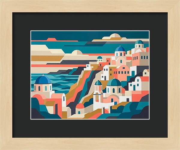 Santorinis Stunning Cliffside Vista
