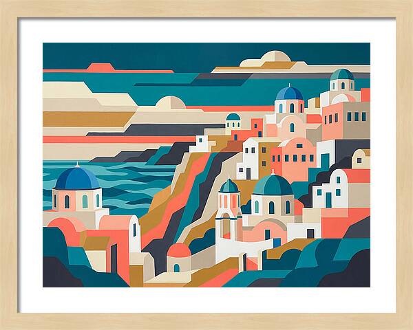 Santorinis Stunning Cliffside Vista