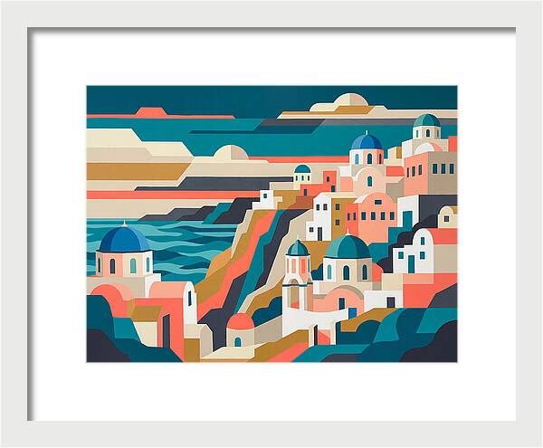 Santorinis Stunning Cliffside Vista