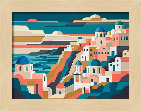 Santorinis Stunning Cliffside Vista