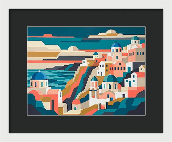 Santorinis Stunning Cliffside Vista