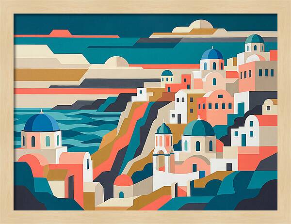 Santorinis Stunning Cliffside Vista