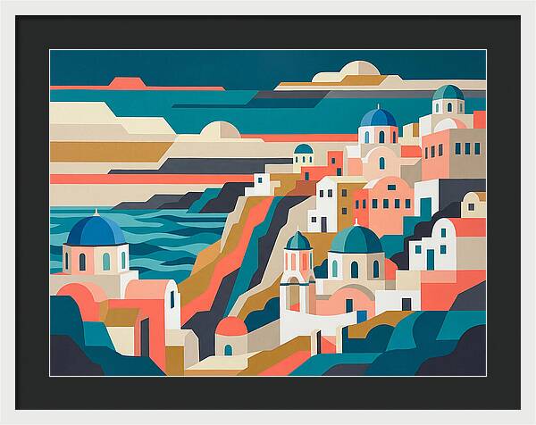 Santorinis Stunning Cliffside Vista