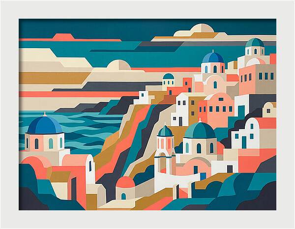 Santorinis Stunning Cliffside Vista