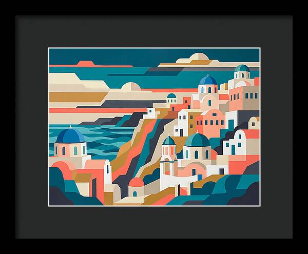 Santorinis Stunning Cliffside Vista