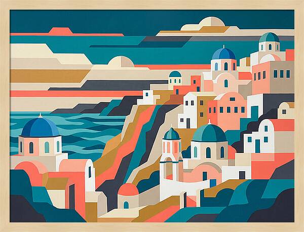 Santorinis Stunning Cliffside Vista
