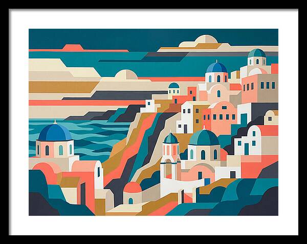 Santorinis Stunning Cliffside Vista