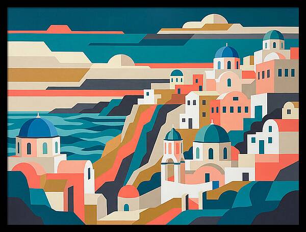 Santorinis Stunning Cliffside Vista