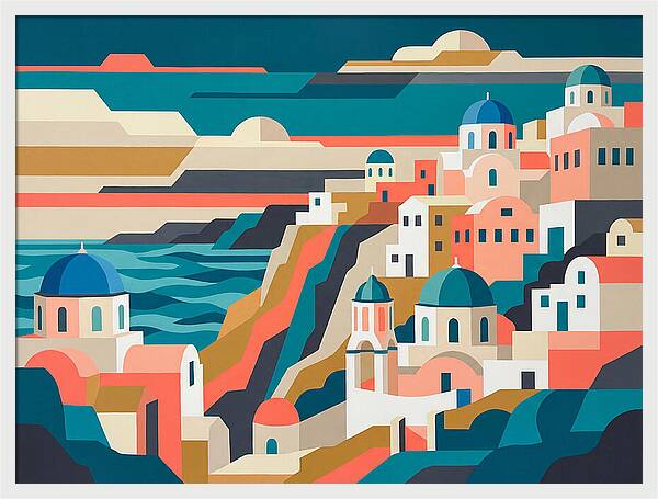 Santorinis Stunning Cliffside Vista