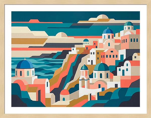 Santorinis Stunning Cliffside Vista