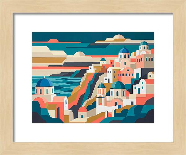 Santorinis Stunning Cliffside Vista