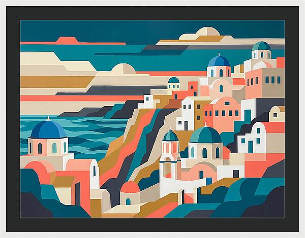 Santorinis Stunning Cliffside Vista