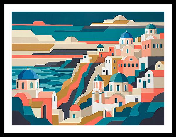 Santorinis Stunning Cliffside Vista
