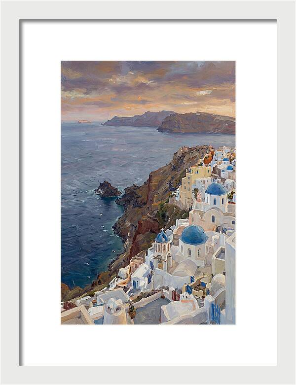 Santorinis Tranquil Vista