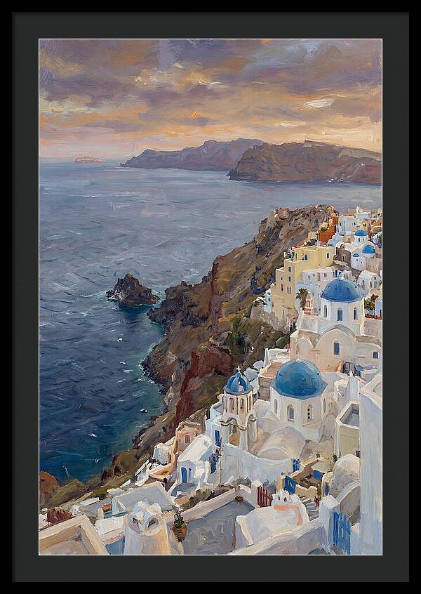 Santorinis Tranquil Vista