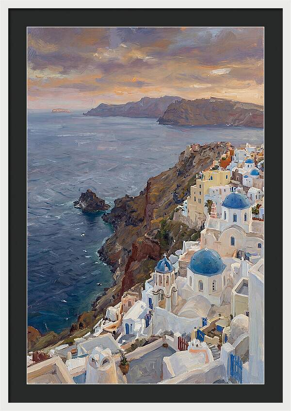 Santorinis Tranquil Vista