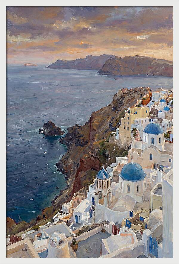 Santorinis Tranquil Vista
