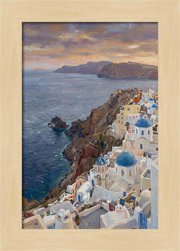 Santorinis Tranquil Vista