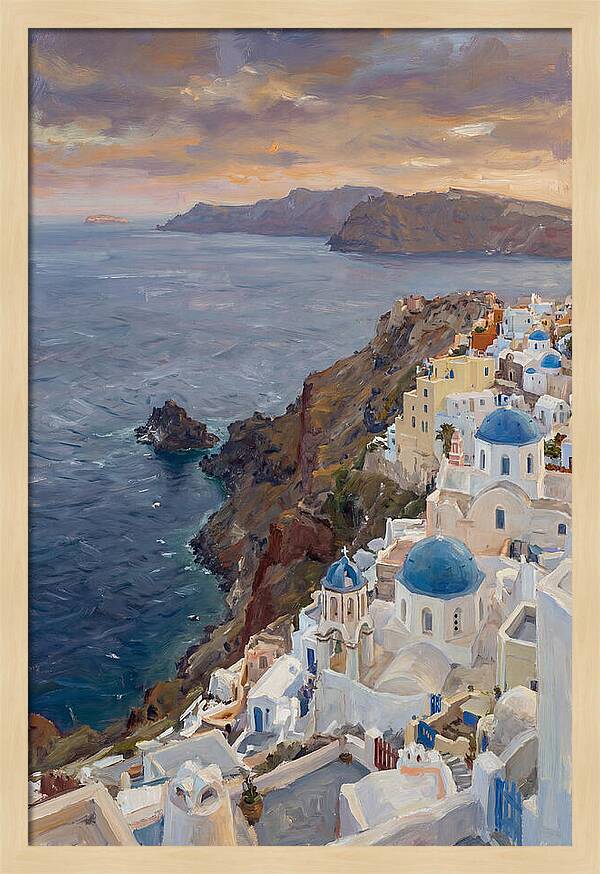 Santorinis Tranquil Vista