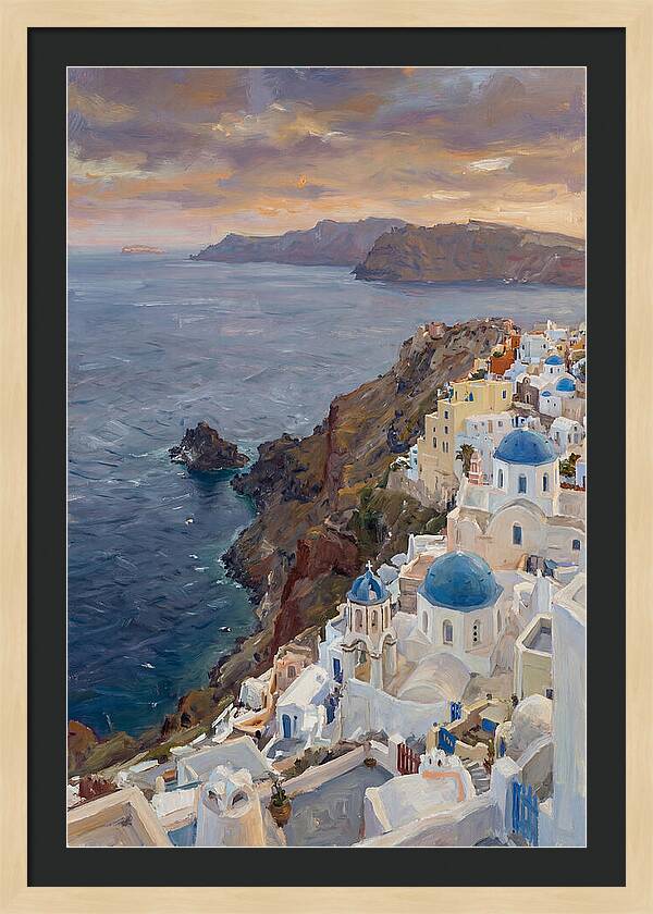 Santorinis Tranquil Vista