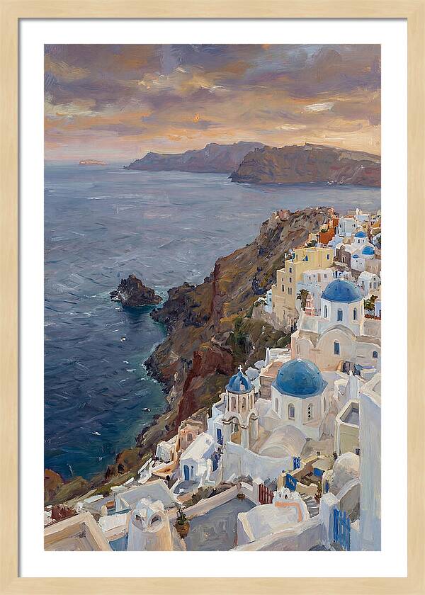 Santorinis Tranquil Vista