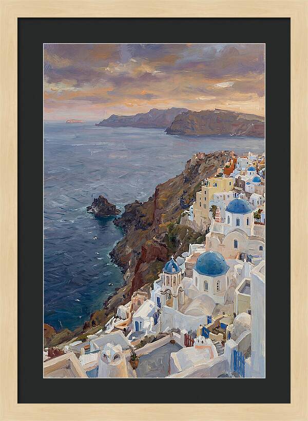 Santorinis Tranquil Vista