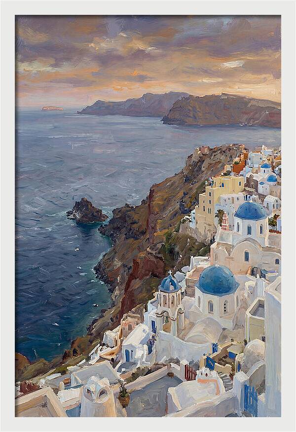 Santorinis Tranquil Vista