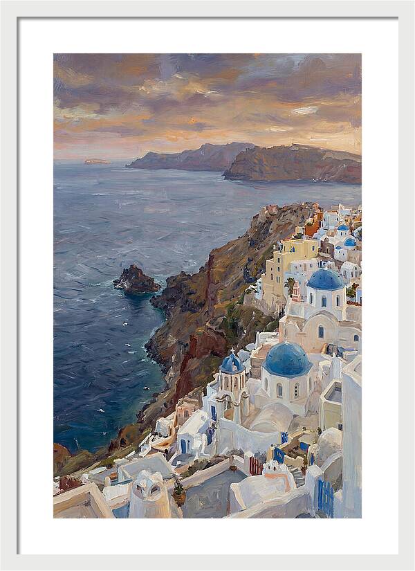 Santorinis Tranquil Vista