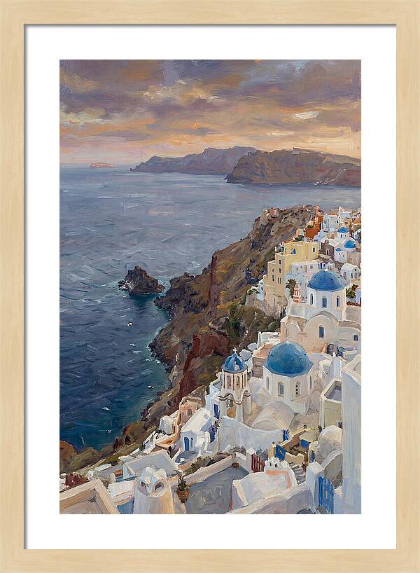 Santorinis Tranquil Vista
