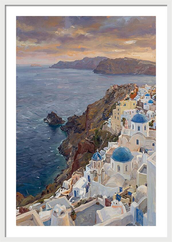 Santorinis Tranquil Vista