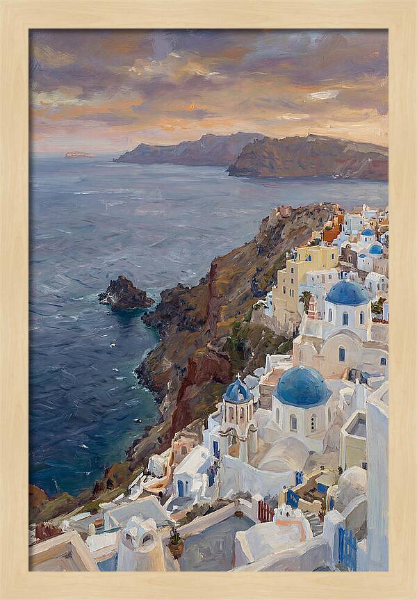 Santorinis Tranquil Vista