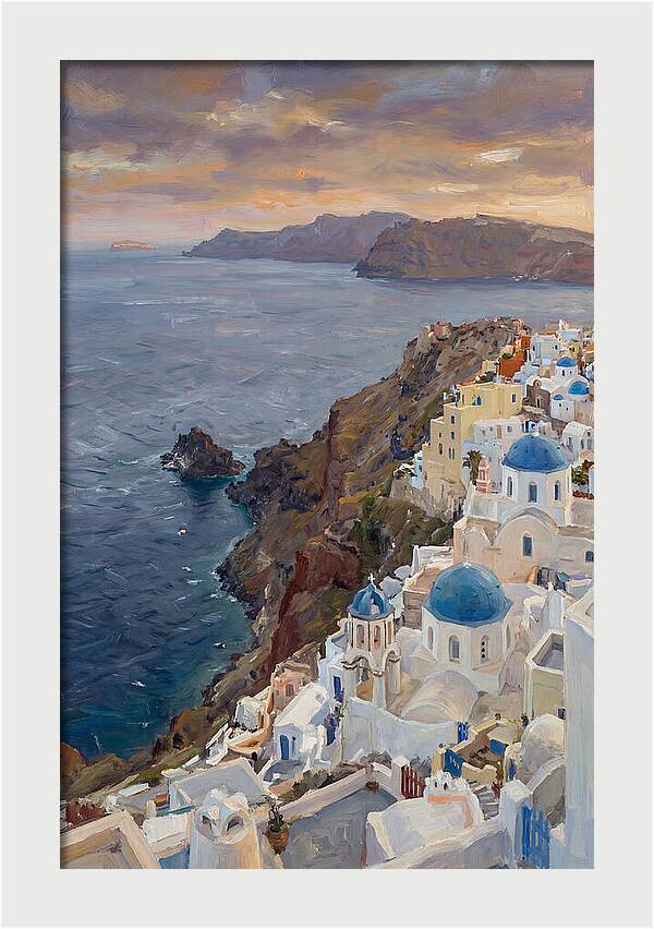 Santorinis Tranquil Vista