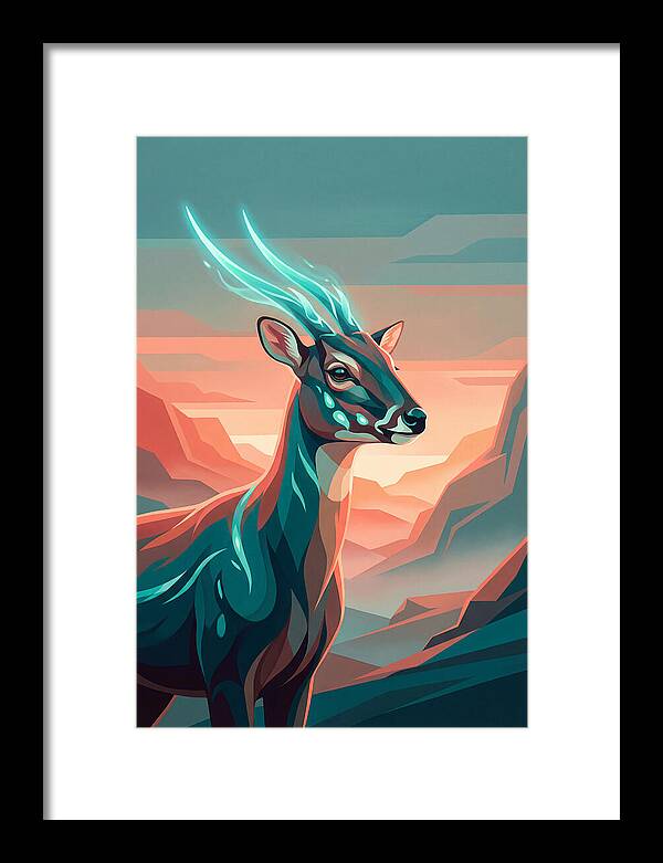 Saola Amidst Lush Scenery