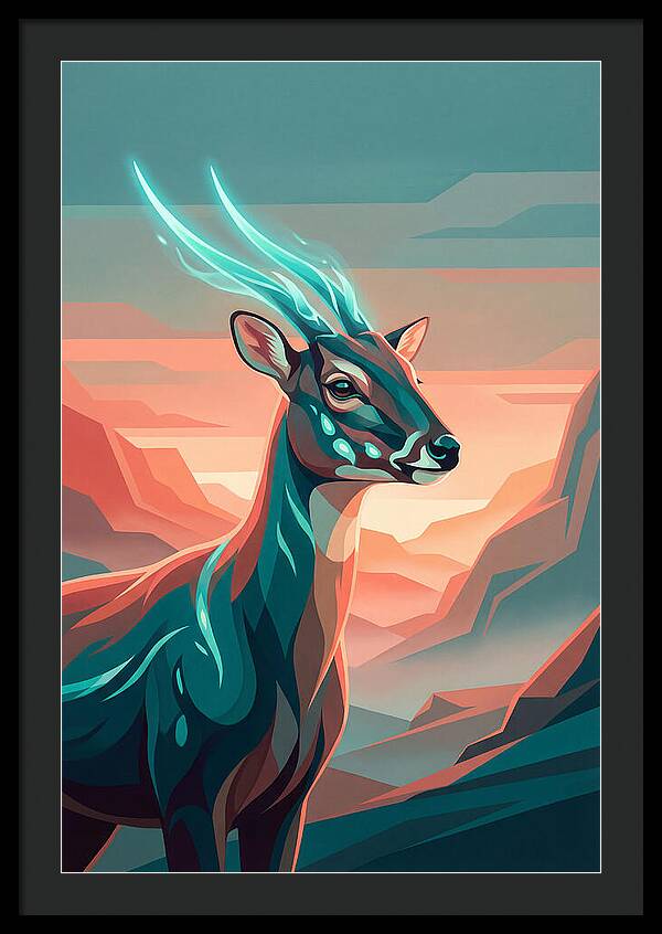 Saola Amidst Lush Scenery