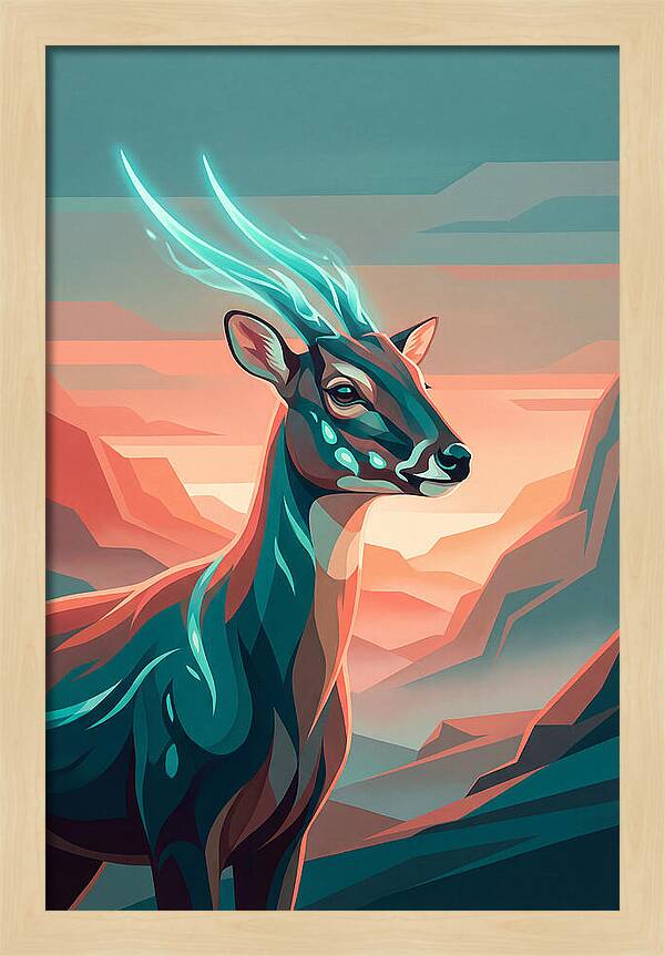 Saola Amidst Lush Scenery