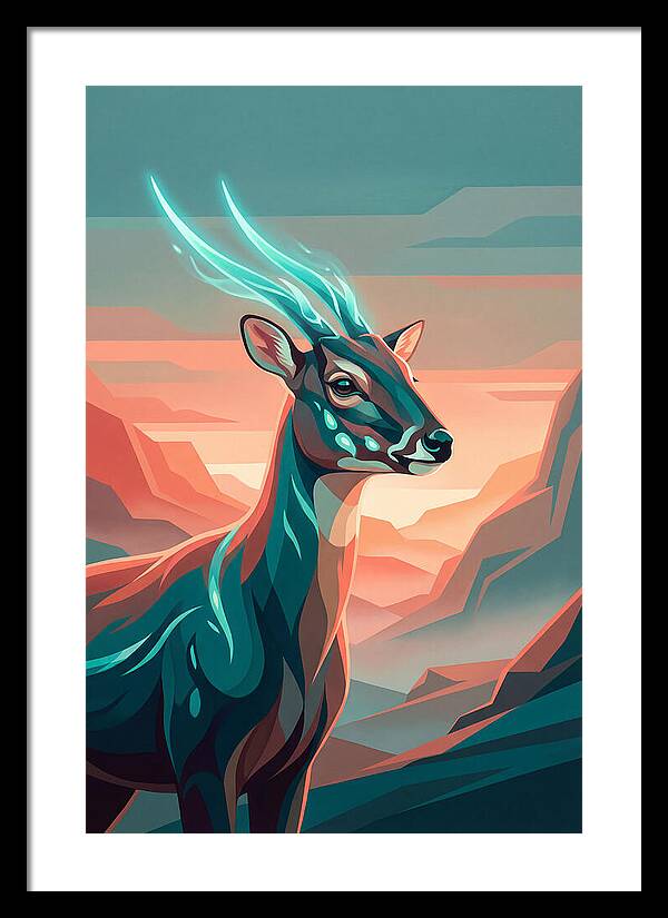 Saola Amidst Lush Scenery