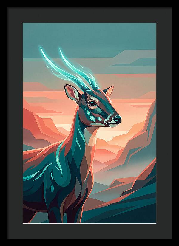 Saola Amidst Lush Scenery