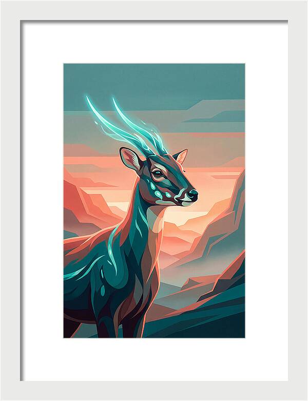 Saola Amidst Lush Scenery