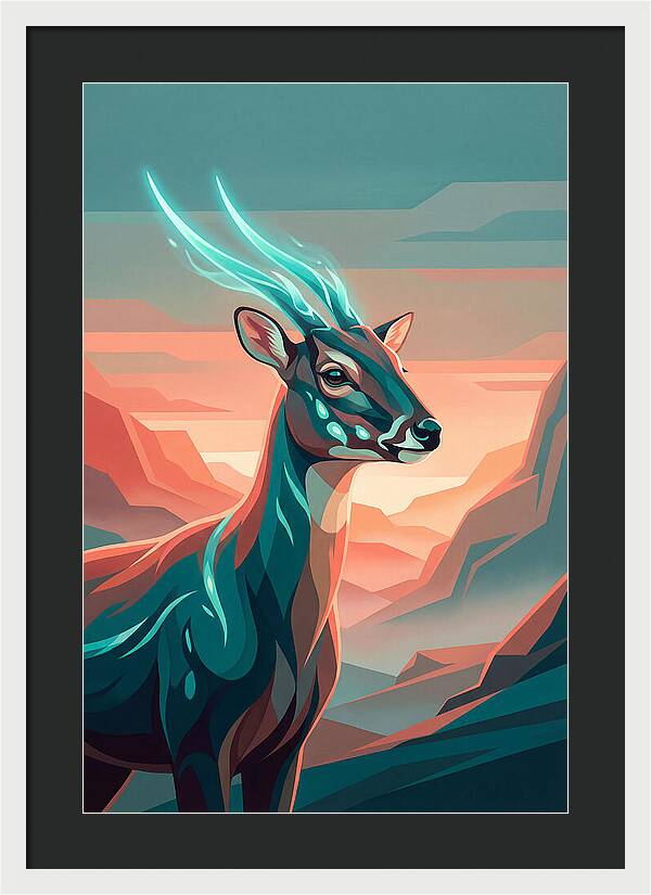 Saola Amidst Lush Scenery